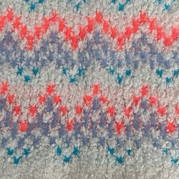 Anthropologie Pilcro Selene Sweater Aztec Rainbow Multi Color Relaxed sz XXS NWT - Picture 6 of 11